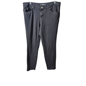 Nine West Jeans Womens Size 10 Black Denim Amercy Skinny Fit